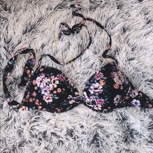 PACSUN black floral bikini top